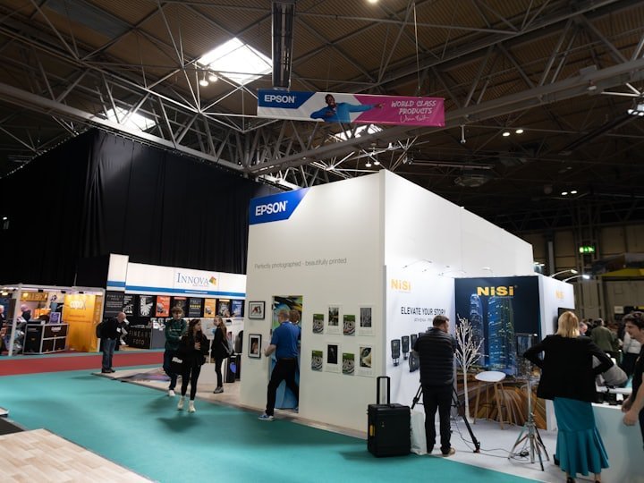 Beursstand en grootformaat displays - voorbeeld 2